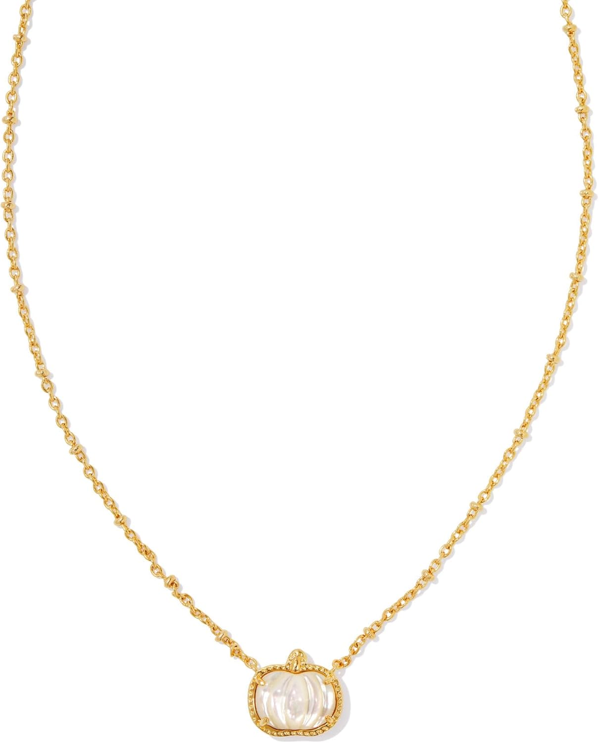 Kendra Scott Pumpkin Short Pendant Necklace for Fashion Lovers