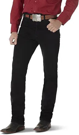 Wrangler Men's Cowboy Cut Silver Edition Slim Fit Boot Cut Jean