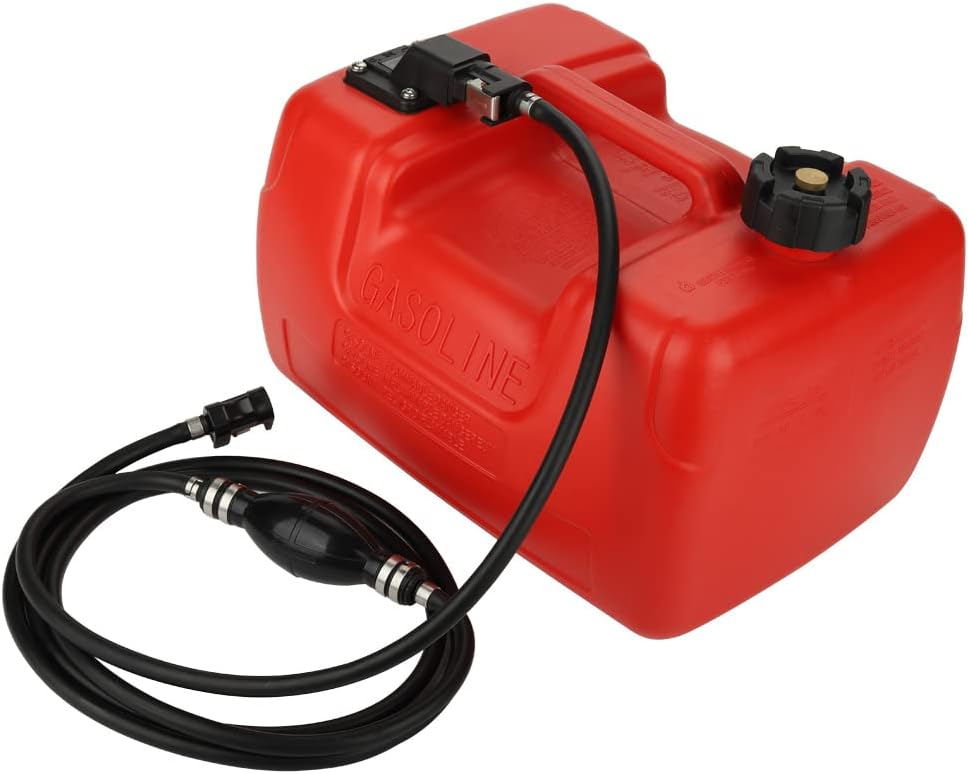 Portable Boat Fuel Gas Tank 12L 3 Gallon for Outboard Engines