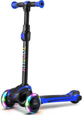 TONBUX Kid Scooter: 4 Heights, Light-Up Wheels, Balance Training