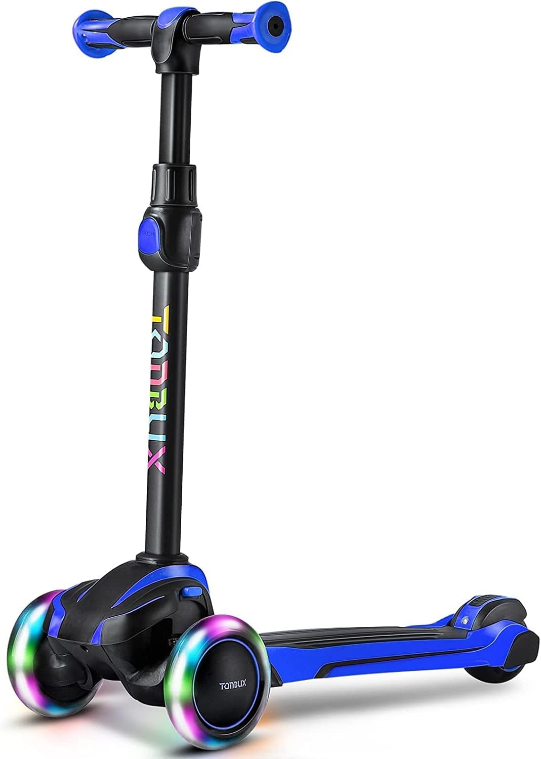 TONBUX Kid Scooter: 4 Heights, Light-Up Wheels, Balance Training