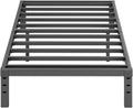 ZIYOO Twin Bed Frame 12 in Platform Bed - Quiet, Heavy Duty Support