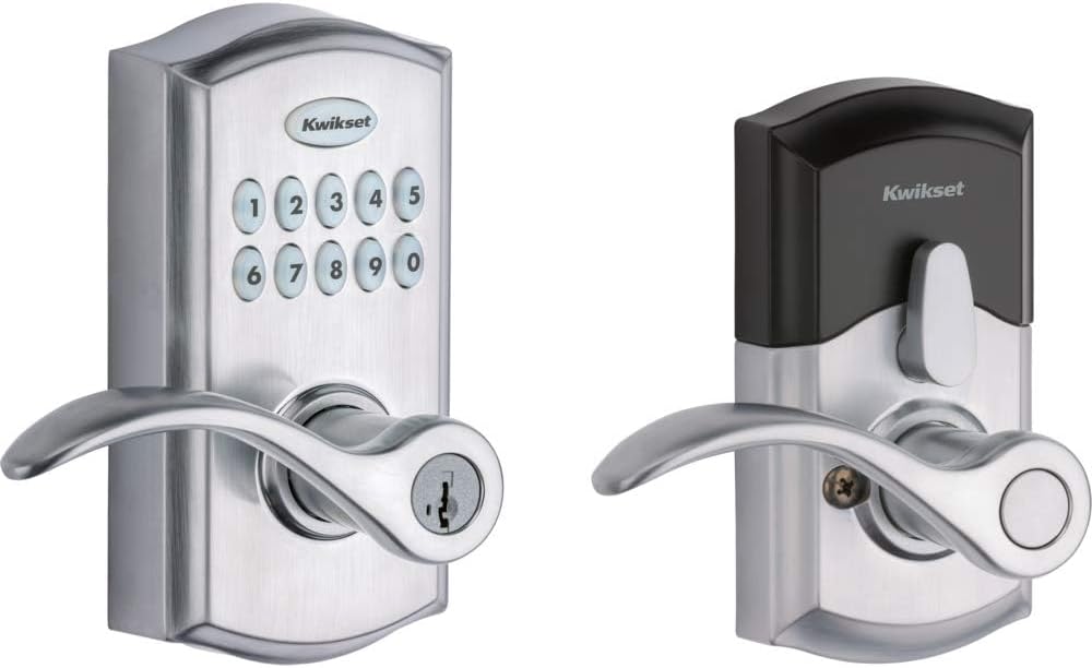 Kwikset SmartCode 955 Keypad Electronic Lever for Easy Access