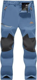 Men's Winter Fleece Lined Snow Pants - Warm, Water Resistant Fit