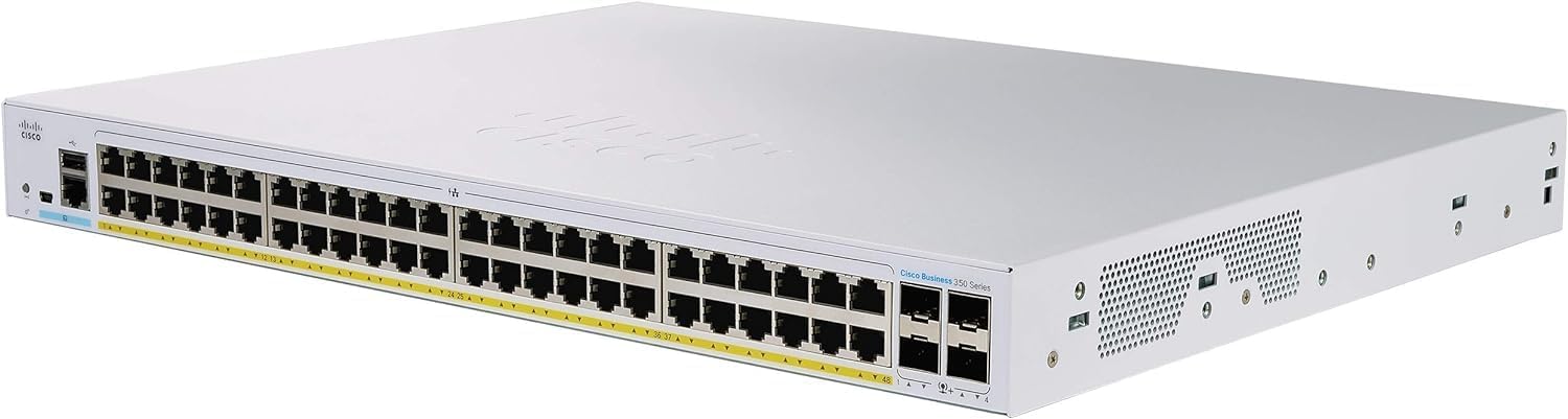 Cisco Business CBS350-48FP-4X Managed Switch with Full PoE