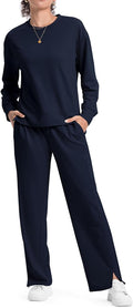 Womens Sweatsuit Casual Travel Outfits 2 Piece Sweat Track Suit - Cozy