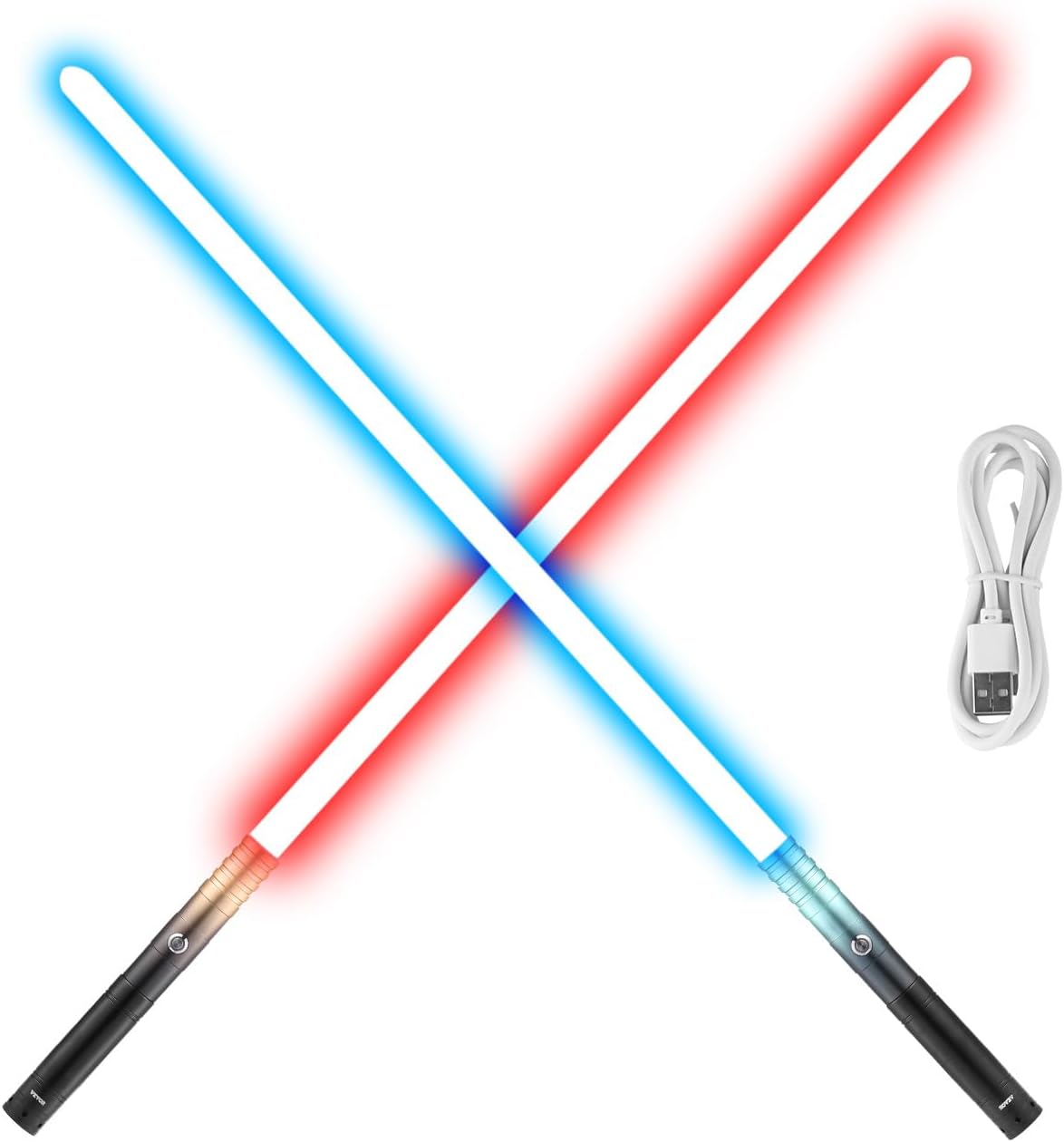 VEVOR Light Sword 2 Pack with RGB Colors and Sound Effects