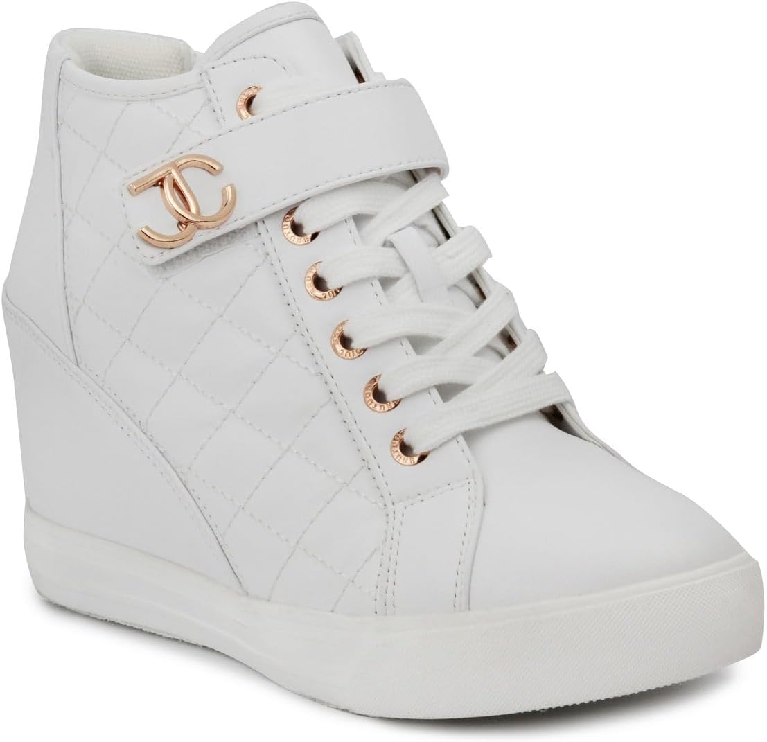 Juicy Couture Women's Platform Wedge Sneakers for Stylish Comfort