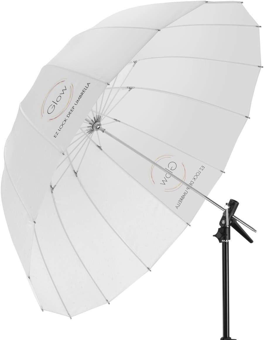 Glow Easy Lock Large Deep Translucent Umbrella for Photographers