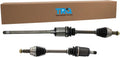 TRQ Front CV Axle Shaft Assembly Set Compatible with 2007-2018 BMW X5
