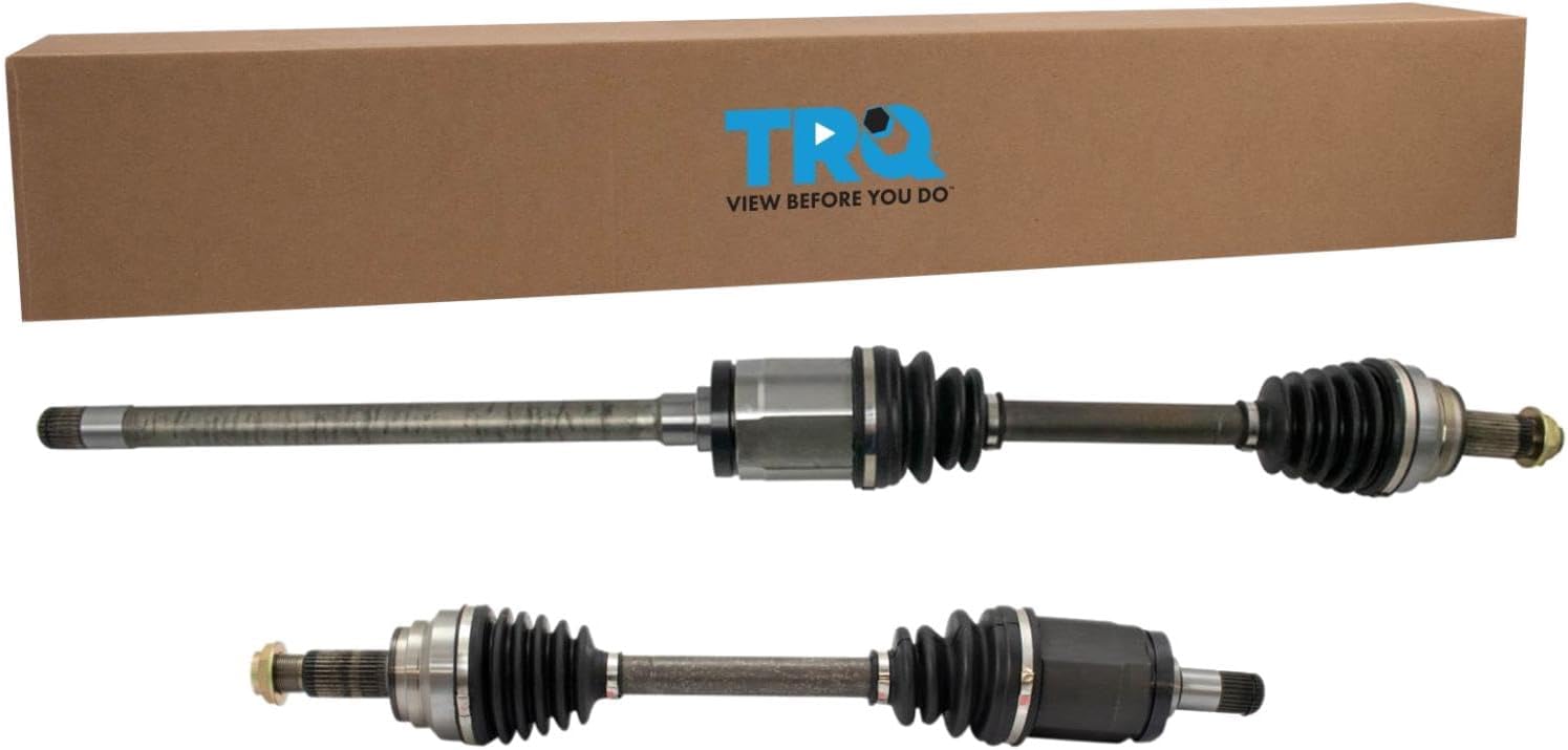 TRQ Front CV Axle Shaft Assembly Set for BMW X5 and X6