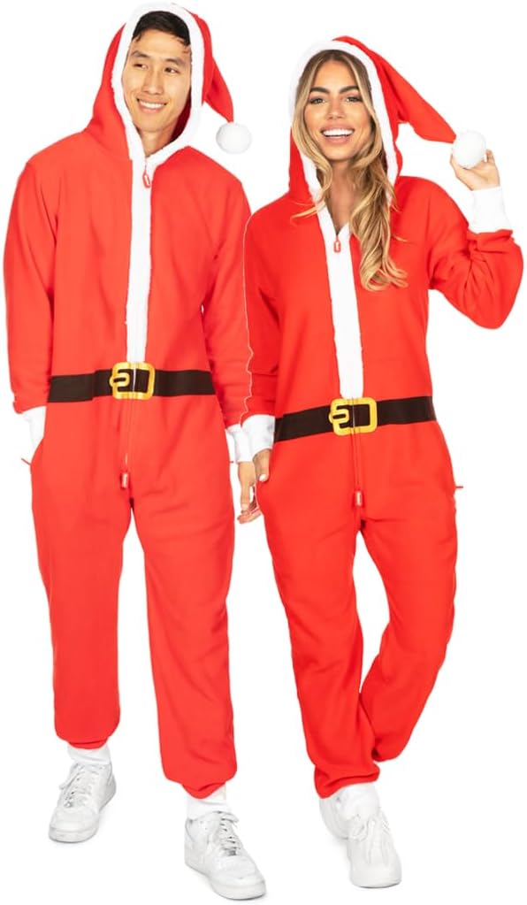 Tipsy Elves Christmas Onesies for Adults - Comfy Jumpsuits