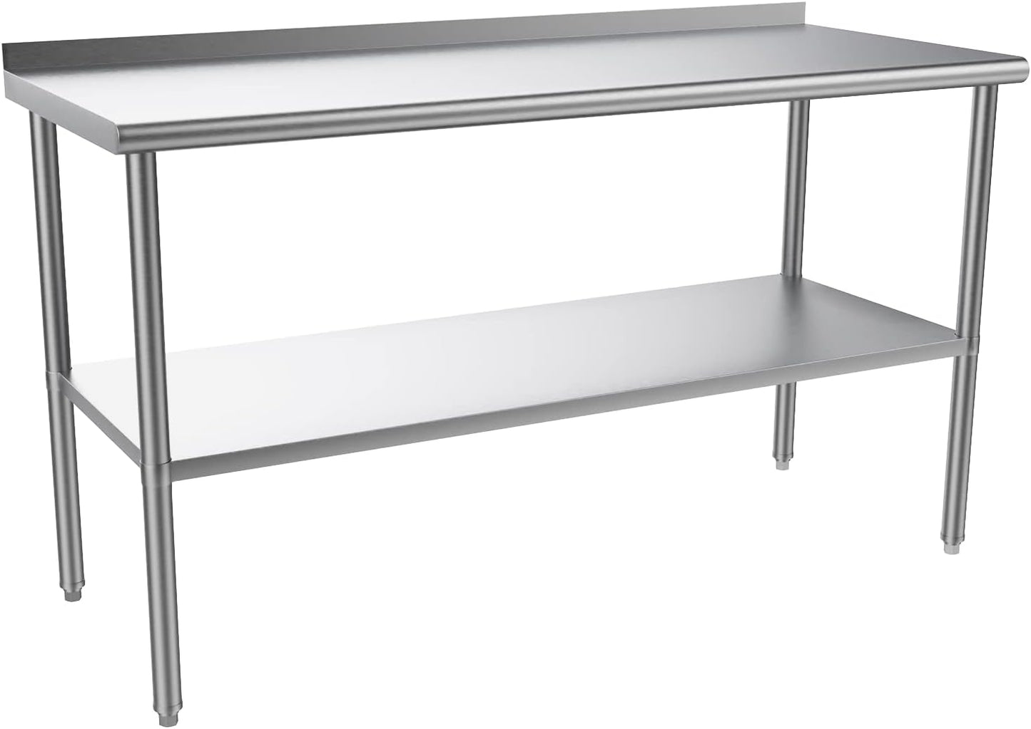 ROVSUN 60ft' x 24ft' Stainless Steel Prep Table for Kitchen Use