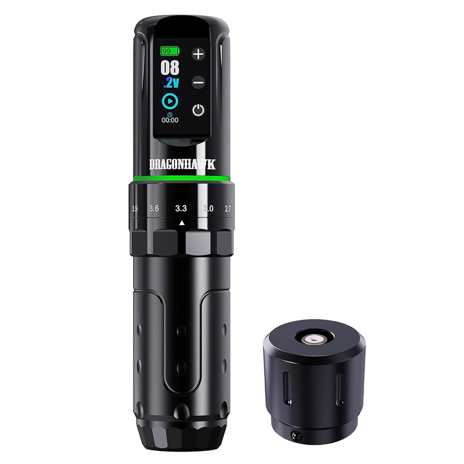 Dragonhawk L3 Cordless Tattoo Gun with Smart Display and Power