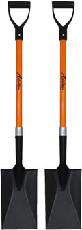 Ashman Spade Shovel 2 Pack 41 in D-Handle - Durable Garden Spades