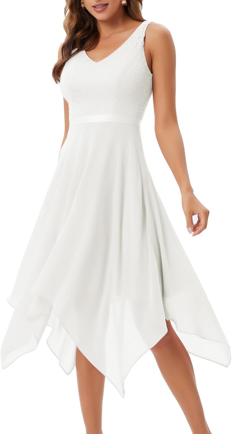 Elegant Women's Lace Cocktail Party Dress for Various Occasions