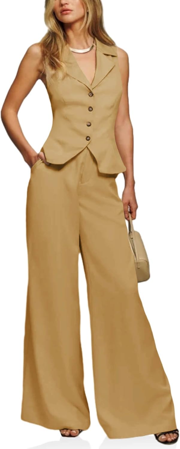 Cicy Bell Womens Vest Sets Summer 2 Piece Outfits for Style