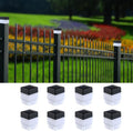Solar LED 2in x 2in Fence Post Cap - Bright White Pathway Lights