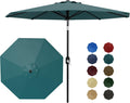 Patio Umbrella 10ft Table Umbrella Outdoor UV Protection - Turquoise