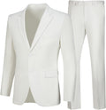 Mens 2 Piece Suit Slim Fit Business Wedding Party Tuxedo