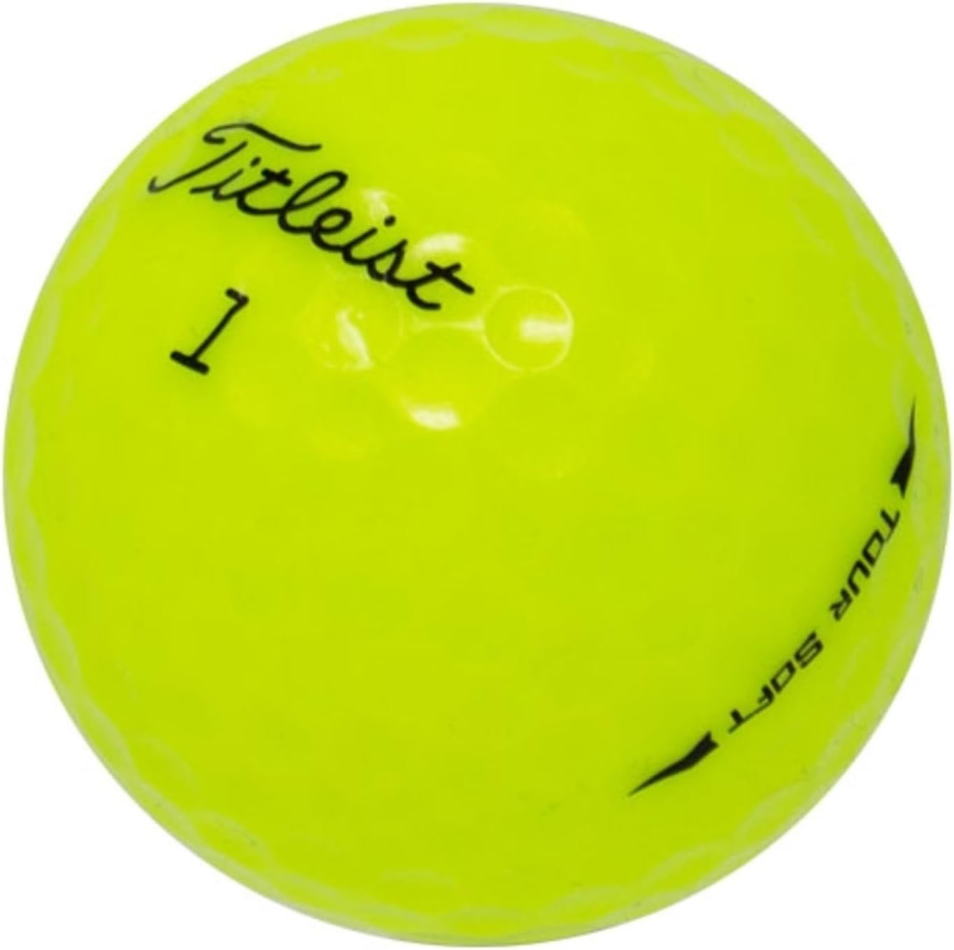 Titleist Yellow Tour Soft Golf Balls x24 - Pristine 2023 Model
