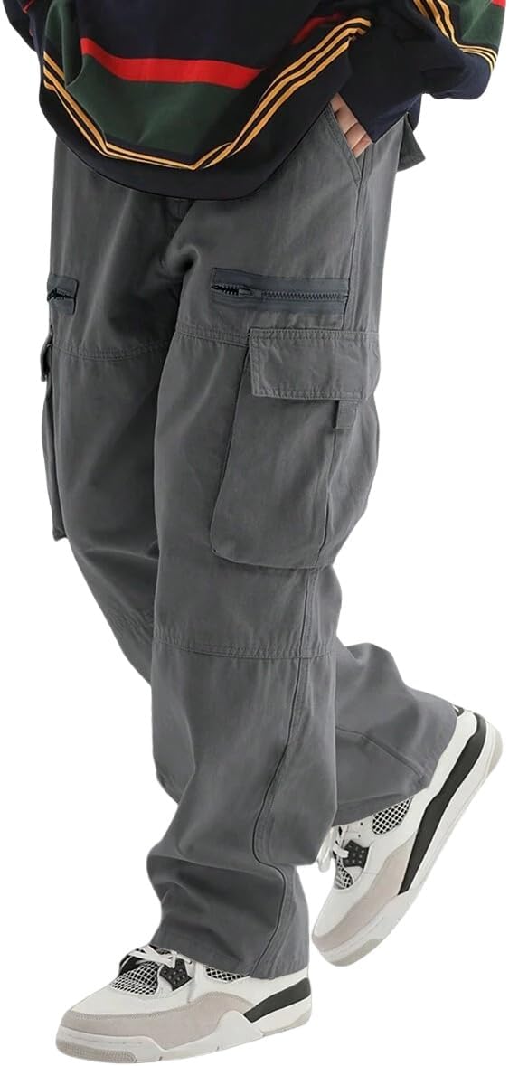 ZAFUL Men's Wild Cargo Pants for Casual Hiking and Style