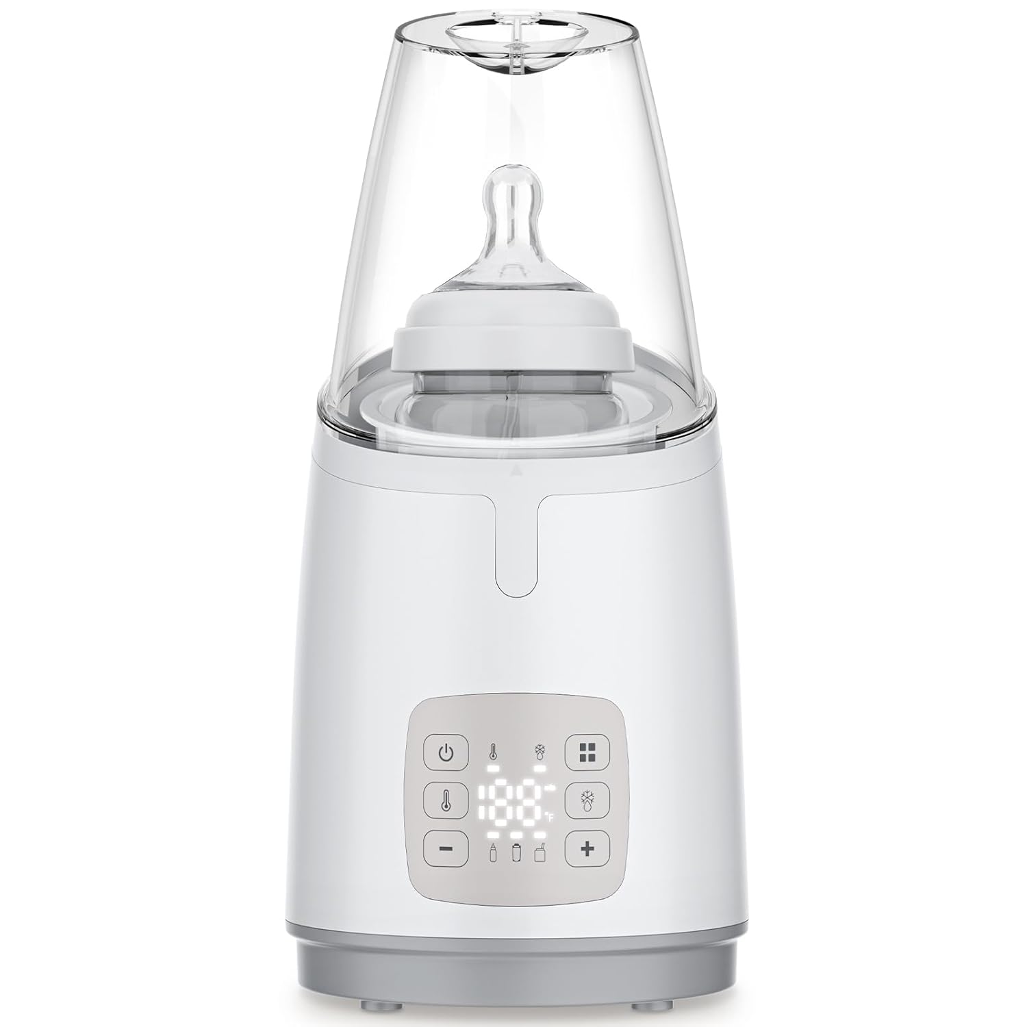 Fast Baby Bottle Warmer with Timer - No More Overheating!
