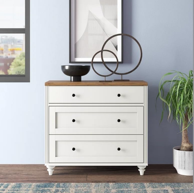 WAMPAT Dresser for Bedroom with 3 Drawers - Elegant Storage