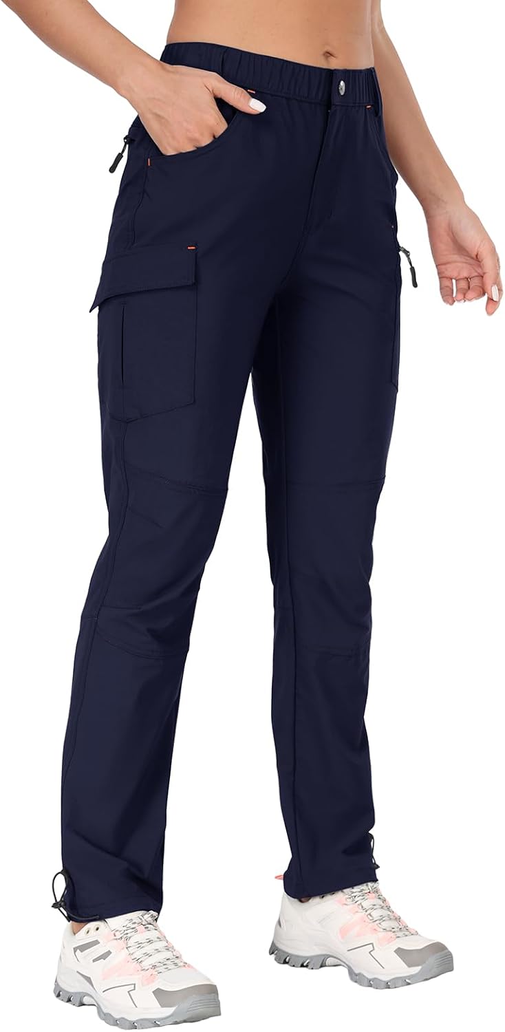 GymBrave Women's Quick Dry Hiking Cargo Pants for Outdoor Fun
