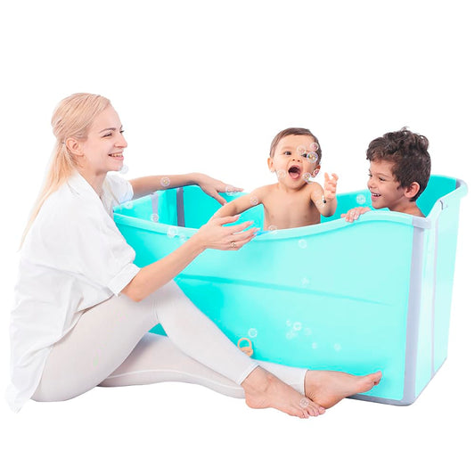 Large Foldable Bathtub for Toddler - Portable and Lightweight