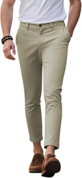 Mens Slim Fit Chino Pants for Men Stretch - Skinny Modern Look