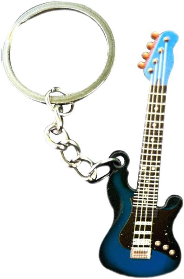 Mini Bass Guitar Keychain - High-End Key Holder
