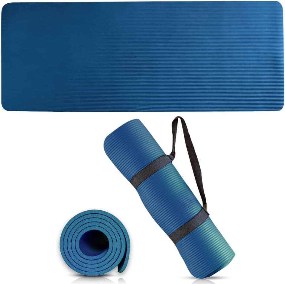 Premium NBR Yoga Mat | Extra Cushioning