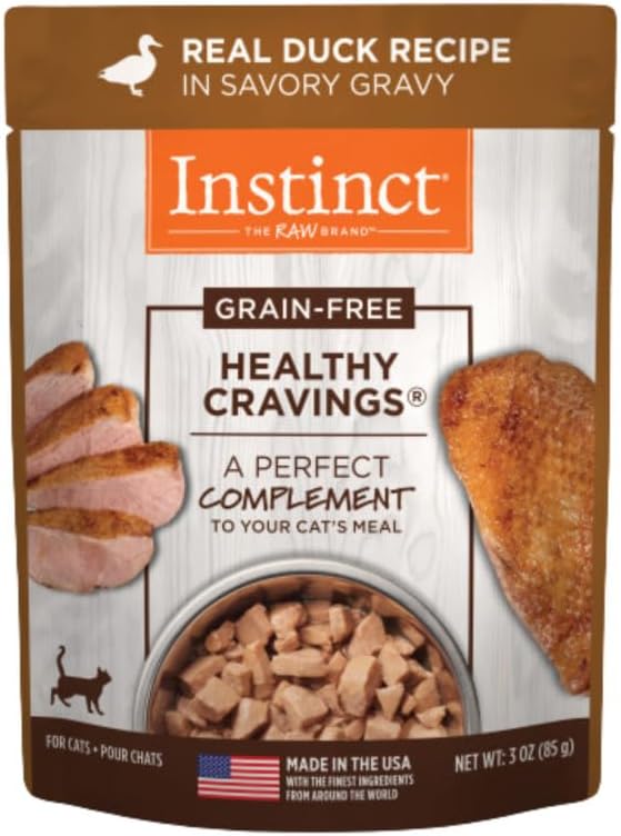 Instinct Healthy Cravings Grain Free Cat Food Topper with Duck