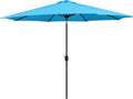 11ft Patio Umbrella Sky Blue - Crank & Tilt for Deck and Pool