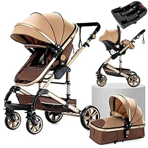 3 in 1 Baby Travel System Stroller with High Landscape Design