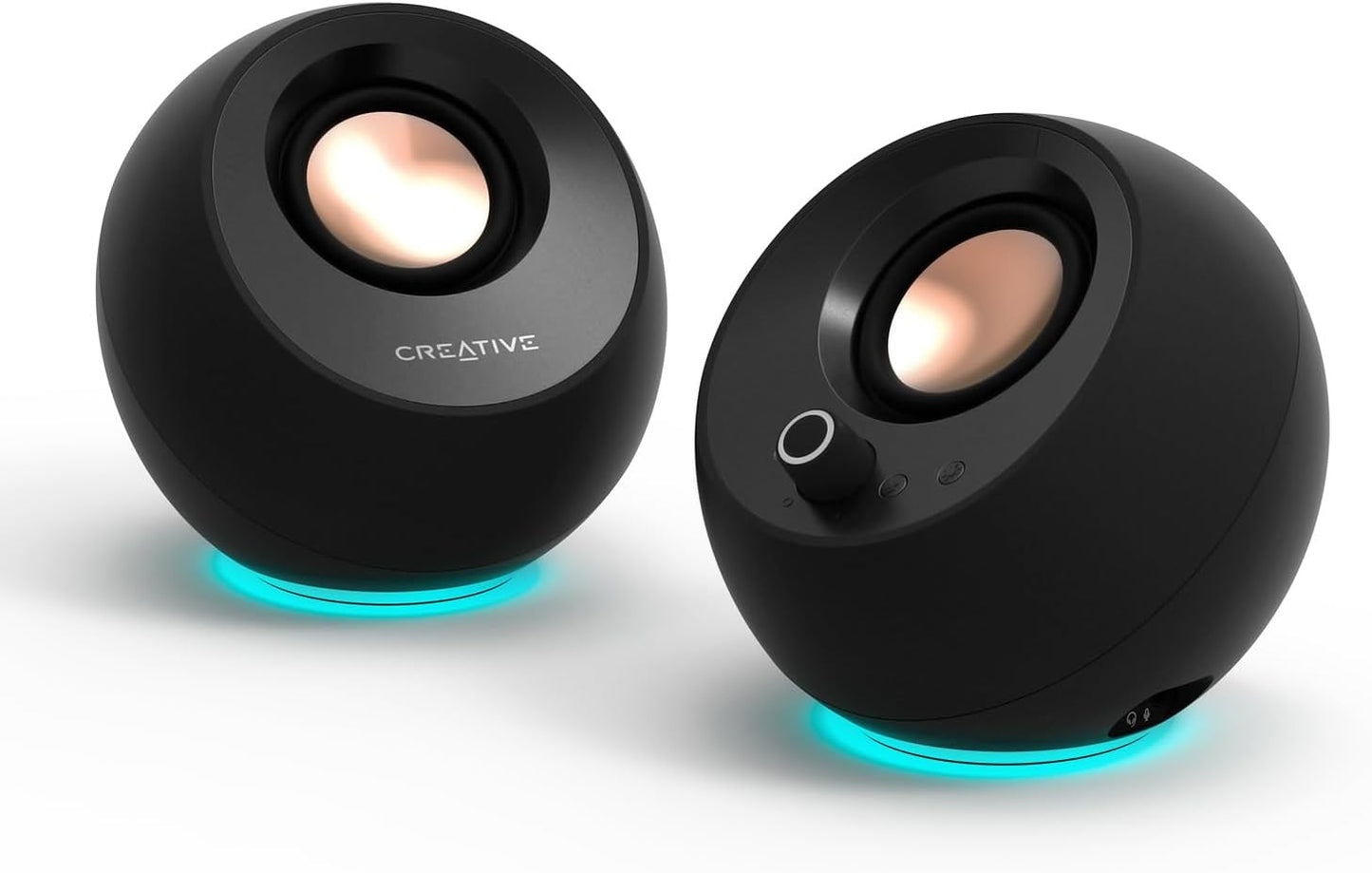 Crystal Clear Sound with Custom RGB - Creative Pebble Pro
