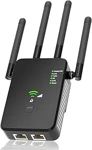 WiFi Extender 1200Mbps Signal Booster for Home Coverage