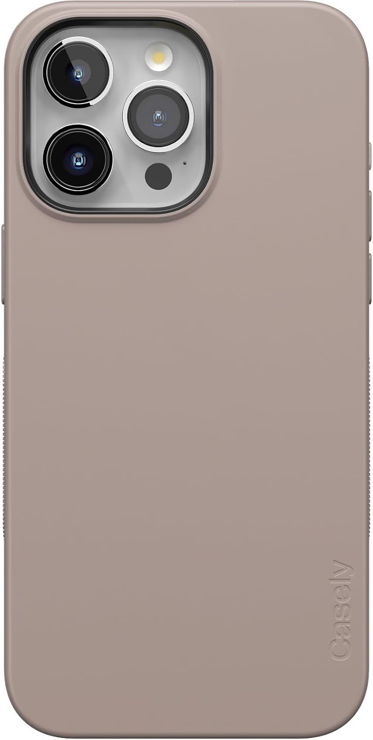 Casely iPhone 15 Pro Max Case - Bold Protection in Taupe