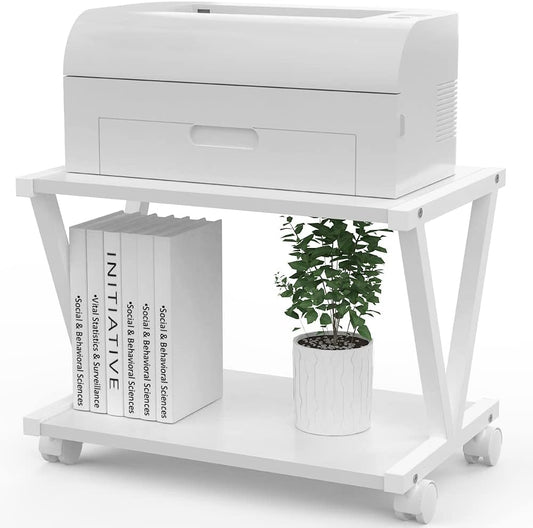 Stylish Double Tiered Printer Stand: VEDECASA