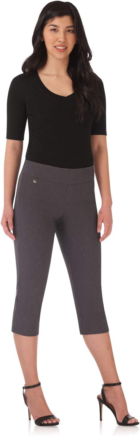 Rekucci Womens Pull-On Straight Leg Capri Pants Review