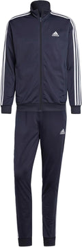 adidas Men's Size Basic 3-Stripes Tricot Track Suit - Classic Fit