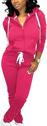 Mrskoala Two Piece Outfits for Women Tracksuit Sweat Suits