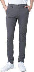 Modern Fit Skinny Khaki Pants for Men with Stylish Design