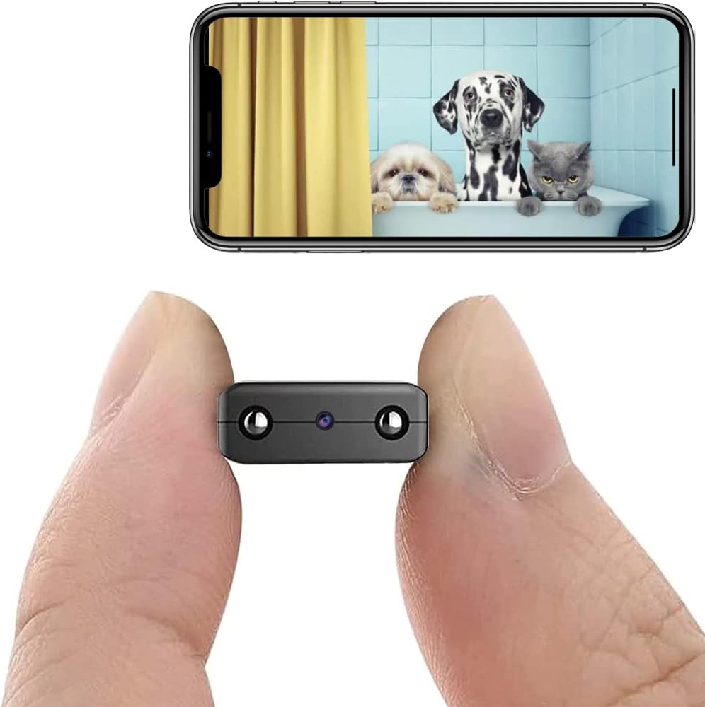 1080P Mini Spy Cam with WiFi & Night Vision