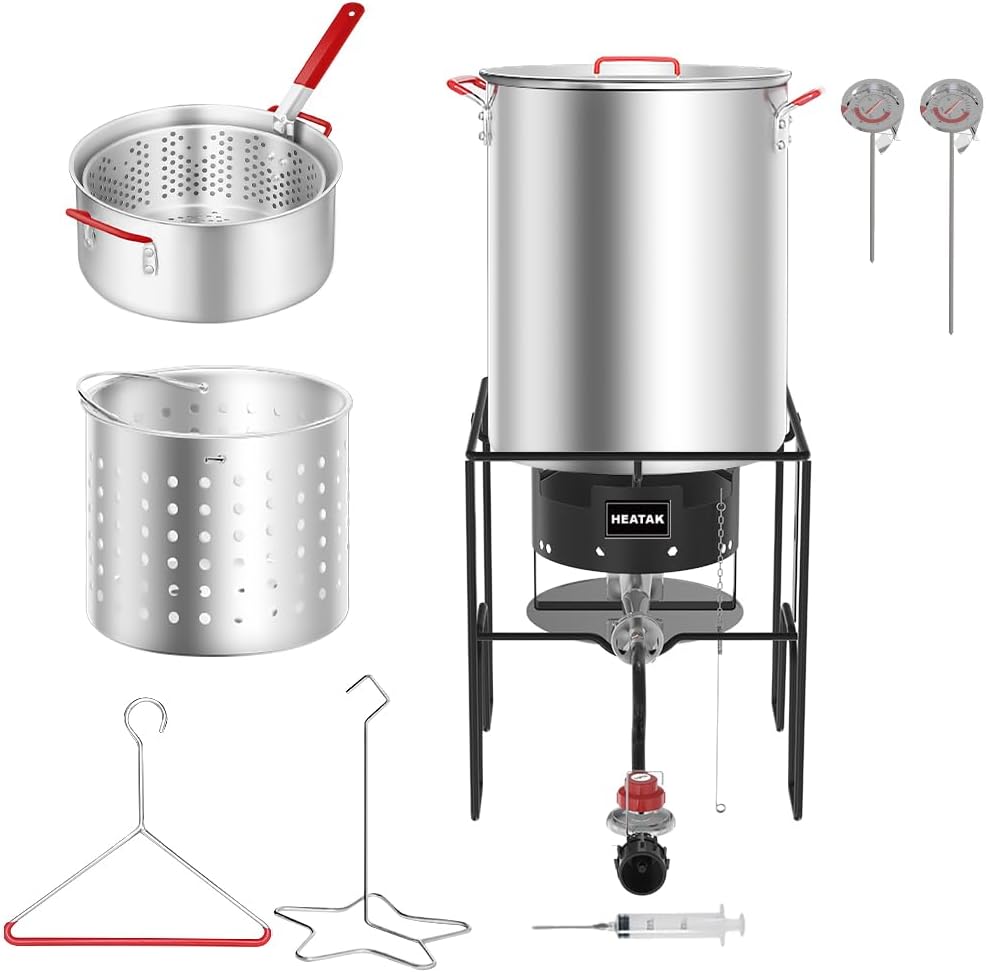 HEATAK Combo Kit: Dual Fryers, One Burner, Endless Meals