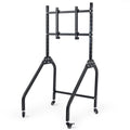 Dardoo Single Monitor Stand with Brake Casters - Adjustable 27 to 65in