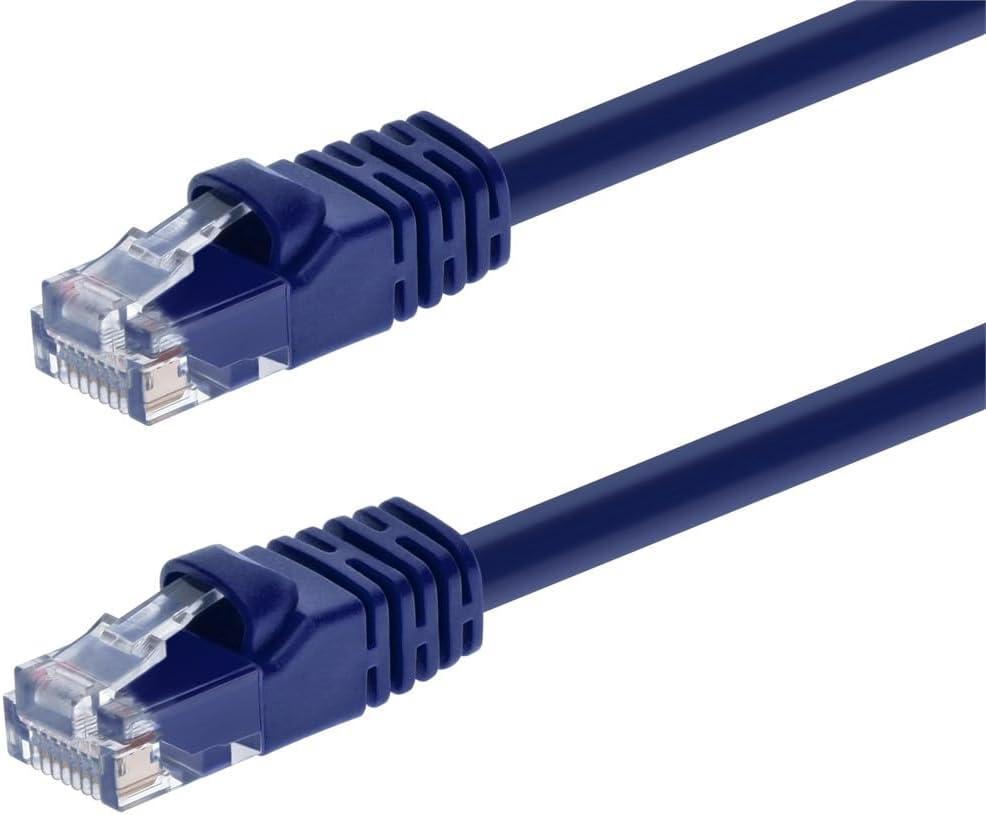 Monoprice Cat6 Ethernet Cable - High-Speed Pure Copper - 3ft Purple