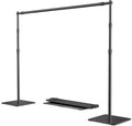 Backdrop Stand 8x10 ft Adjustable Photo Backdrop Stand Kit - Heavy