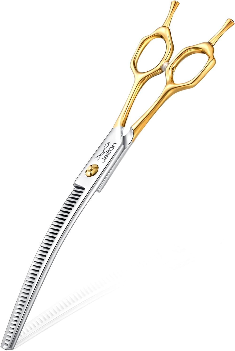 JASON Curved Thinner Dog Scissors for Professional Grooming